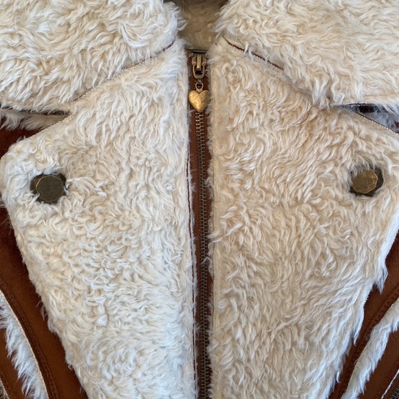 NWOT Regent Toffee Faux Suede Coat - Picture 5 of 15